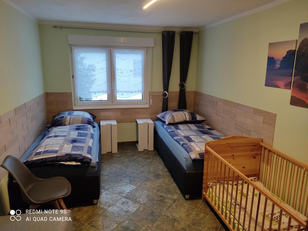 Grosszuegige Ferienwohnung Am Waldesrand Im Seenland Lauta Extérieur photo