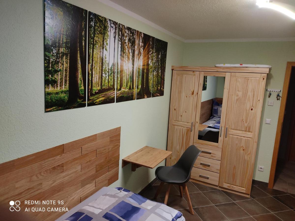 Grosszuegige Ferienwohnung Am Waldesrand Im Seenland Lauta Extérieur photo
