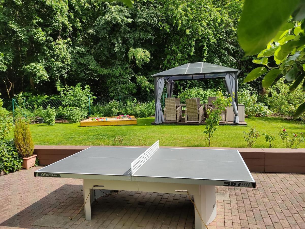 Grosszuegige Ferienwohnung Am Waldesrand Im Seenland Lauta Extérieur photo